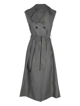 Льняное платье Glanshirt, серый