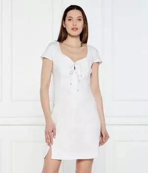 Льняное платье Изабо Guess Jeans, белый