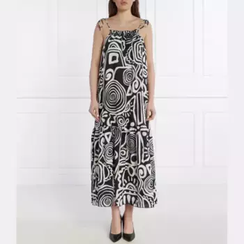 Льняное платье Liviana Conti, черный