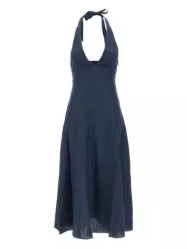 Льняное платье Марэ Faithfull the Brand, синий