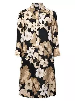 Льняное платье Marie Lund, черный