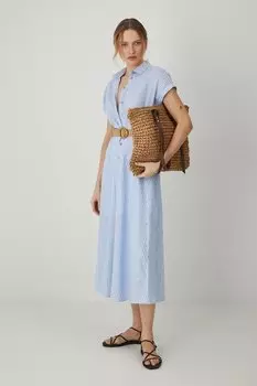 Льняное платье Medicine, синий