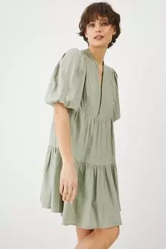 Льняное платье Medicine, зеленый