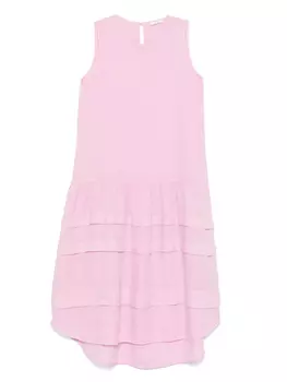 Льняное платье миди Peserico, розовый