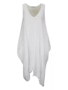 Льняное платье миди Stefano Mortari, белый