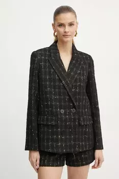 Льняное платье Pinko, черный