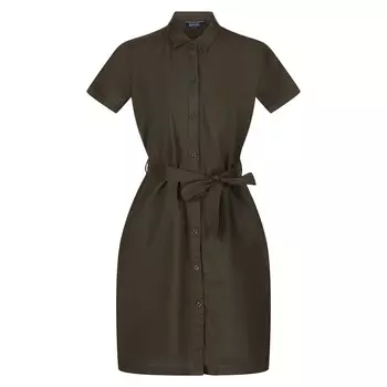 Льняное платье-рубашка quinta Regatta, зеленый