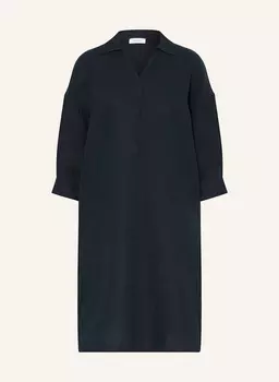 Льняное платье с рукавами 3/4 Darling Harbour, синий