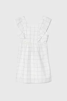 Льняное платье United Colors of Benetton для мальчика/девочки, белый