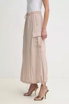 Льняное платье United Colors Of Benetton, розовый