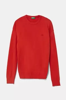 Льняное платье United Colors Of Benetton, бирюзовый