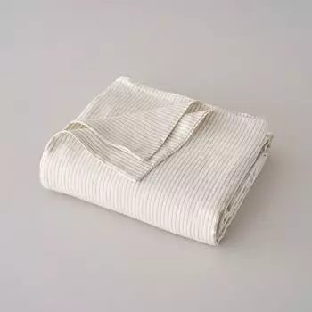 Льняное пододеяльник Bassols, бежевый