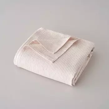 Льняное пододеяльник Bassols, розовый