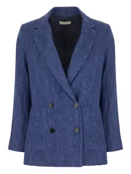 Льняной блейзер Antonelli, синий