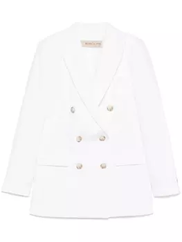 Льняной блейзер Blanca Vita, белый