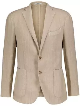 Льняной блейзер Boglioli, серый