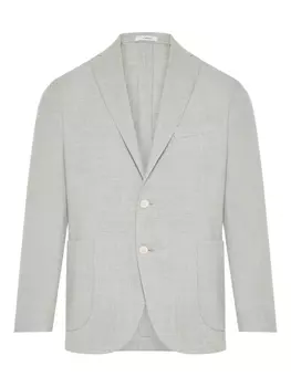 Льняной блейзер Boglioli, серый