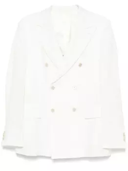 Льняной блейзер Caruso, белый