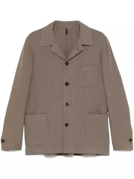 Льняной блейзер Dell'oglio, коричневый