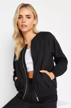 Льняной бомбер Pixiegirl Petite, черный