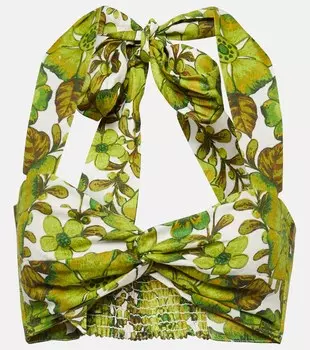 Льняной бюстгальтер без косточек Wallis с цветочным принтом ALMAIS, разноцветный