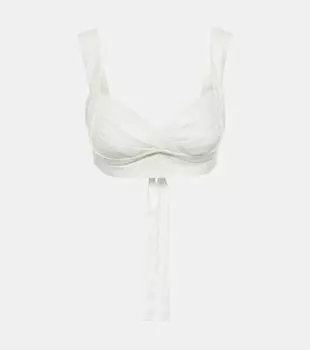 Льняной бюстгальтер natura Zimmermann, белый