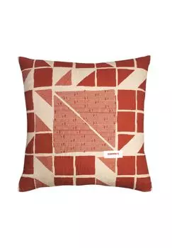 Льняной чехол на подушку Stay Stamp zoeppritz, цвет Gesamt Breite Rust