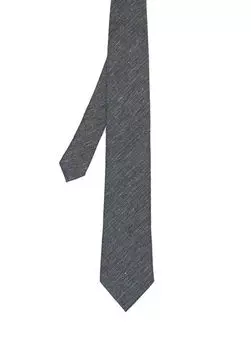 Льняной галстук Zegna, синий