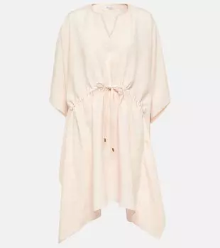 Льняной кафтан Loro Piana, розовый