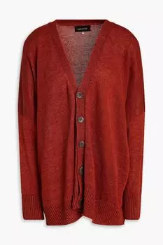 Льняной кардиган ESKANDAR, красный