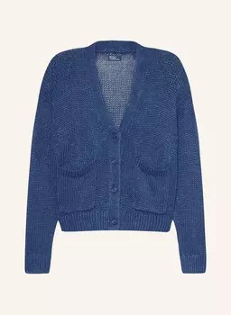 Льняной кардиган Polo Ralph Lauren, синий