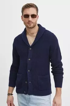 Льняной кардиган Polo Ralph Lauren, темно-синий