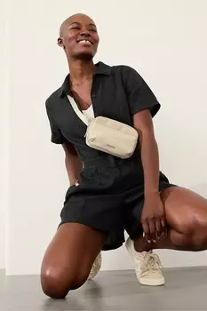 Льняной комбинезон Athleta, черный