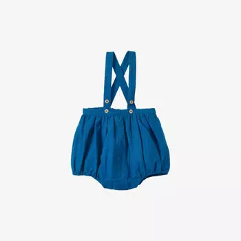 Льняной комбинезон Musa 12 месяцев Caramel, синий