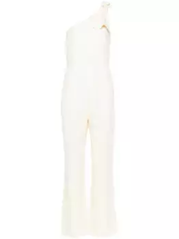 Льняной комбинезон на одно плечо CHLO, желтый