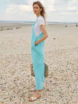 Льняной комбинезон NRBY Carrie, Джейд