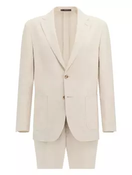 Льняной костюм Boggi Milano, нейтральный