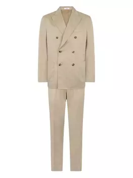 Льняной костюм Boglioli, нейтральный
