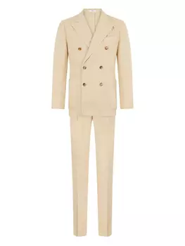 Льняной костюм Boglioli, нейтральный