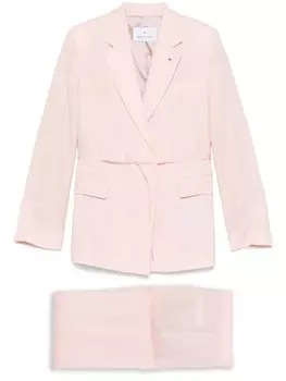 Льняной костюм Manuel Ritz, розовый