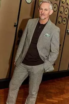 Льняной костюм строгого кроя: жакет Next, коричневый