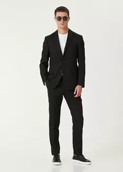 Льняной костюм Виченца Pal Zileri, черный