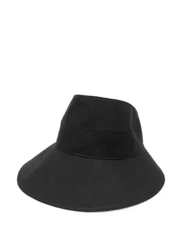 Льняной козырек Yohji Yamamoto, черный