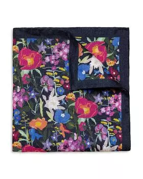 Льняной нагрудный платок с узором пейсли Eton