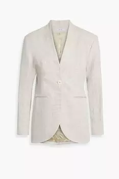 Льняной пиджак Janelle IRIS & INK, бежевый