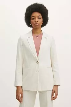 Льняной пиджак Medicine, бежевый