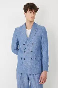 Льняной пиджак Medicine, синий