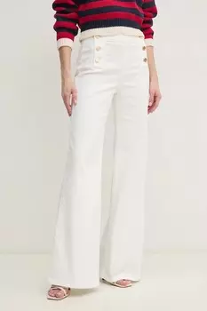 Льняной пиджак Sisley, бежевый