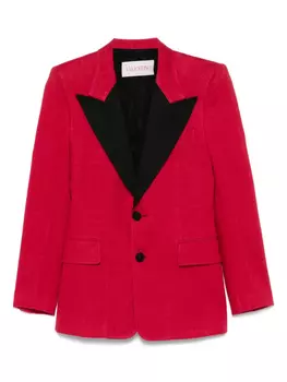 Льняной пиджак Valentino Garavani, красный