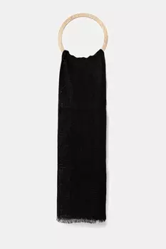 Льняной шарф United Colors Of Benetton, черный